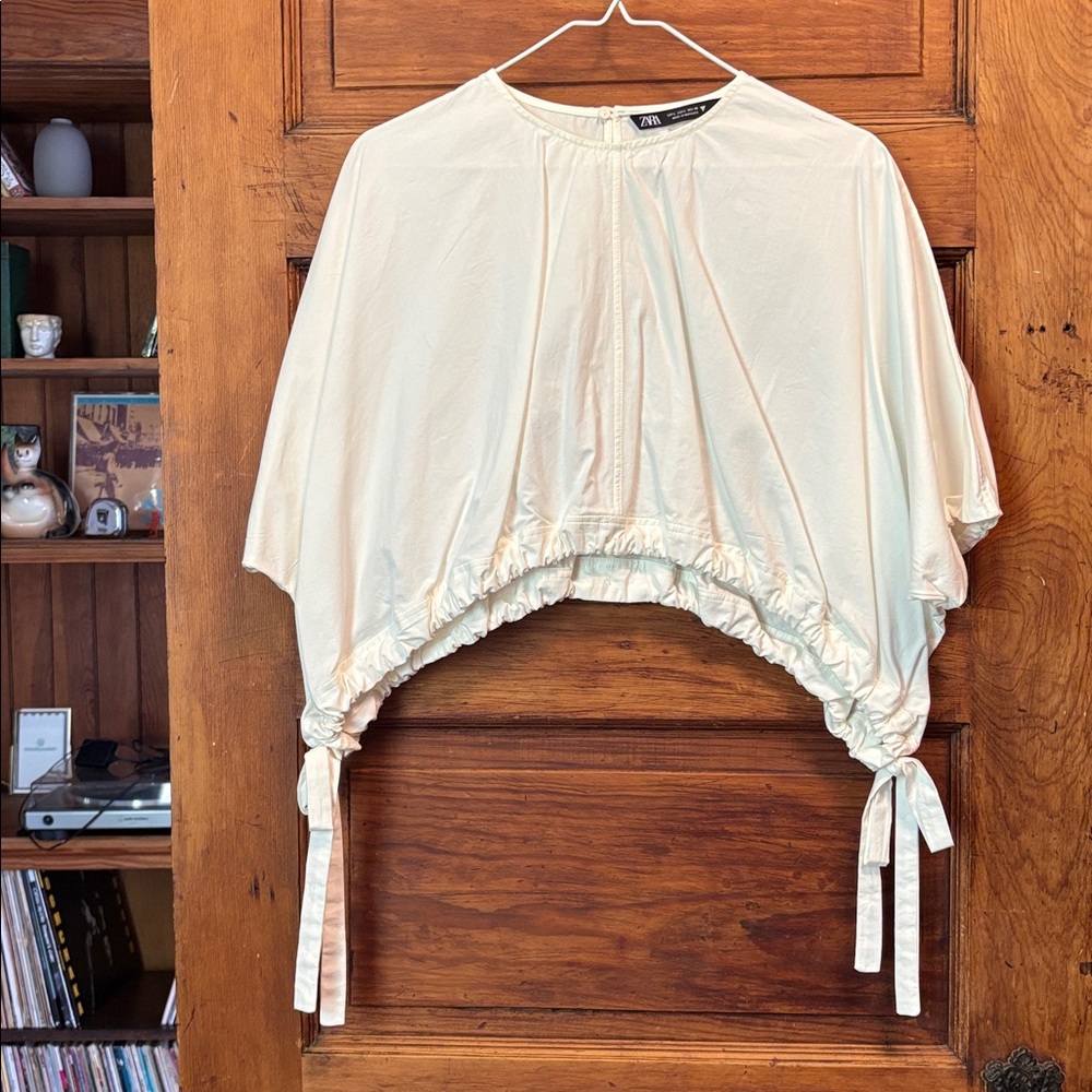Zara Gathered Crop Top L